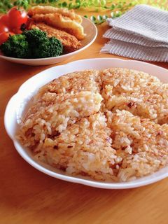 大きな大きなチーズ入り焼きおにぎり。-レシピのメイン写真