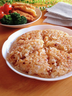 大きな大きなチーズ入り焼きおにぎり。-レシピのメイン写真