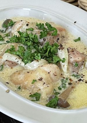 鶏肉のチーズソース煮込み-レシピのメイン写真