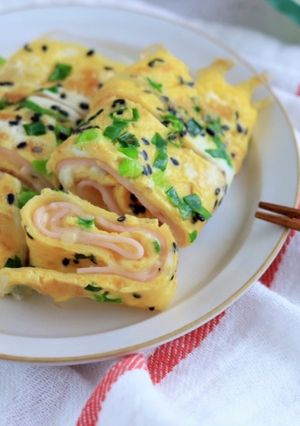 簡単5分!中国の朝ごはんジーダンビン-レシピのメイン写真