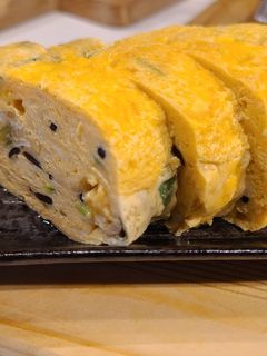 みつ葉とまじっくひじきのたまご焼き-レシピのメイン写真
