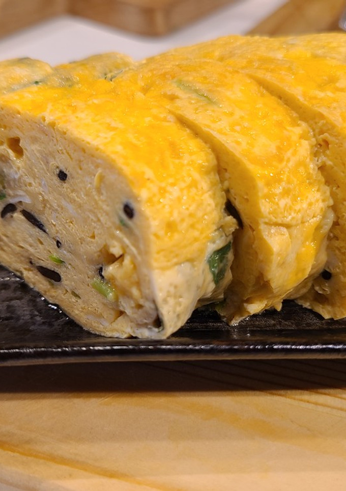 みつ葉とまじっくひじきのたまご焼き-レシピのメイン写真