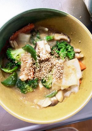 レンジ肉無豆腐味噌炒め味野菜炒め-レシピのメイン写真