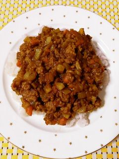 カレールウで作る野菜たっぷりキーマカレー-レシピのメイン写真