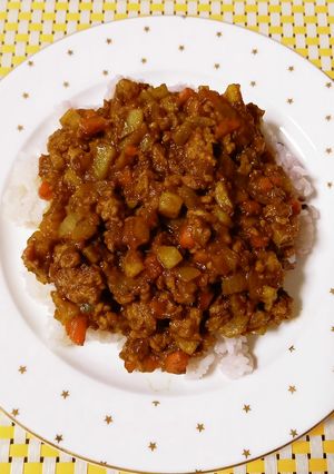 カレールウで作る野菜たっぷりキーマカレー-レシピのメイン写真