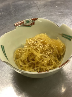 金糸瓜のきんぴら-レシピのメイン写真