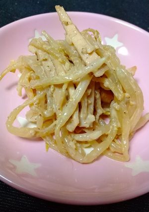 サラダチキンともやしのごまドレ和え-レシピのメイン写真