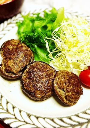 パン粉なし！簡単美味しい椎茸の肉詰め-レシピのメイン写真