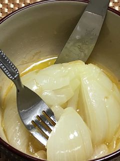 新玉ねぎを丸ごとチン!-レシピのメイン写真