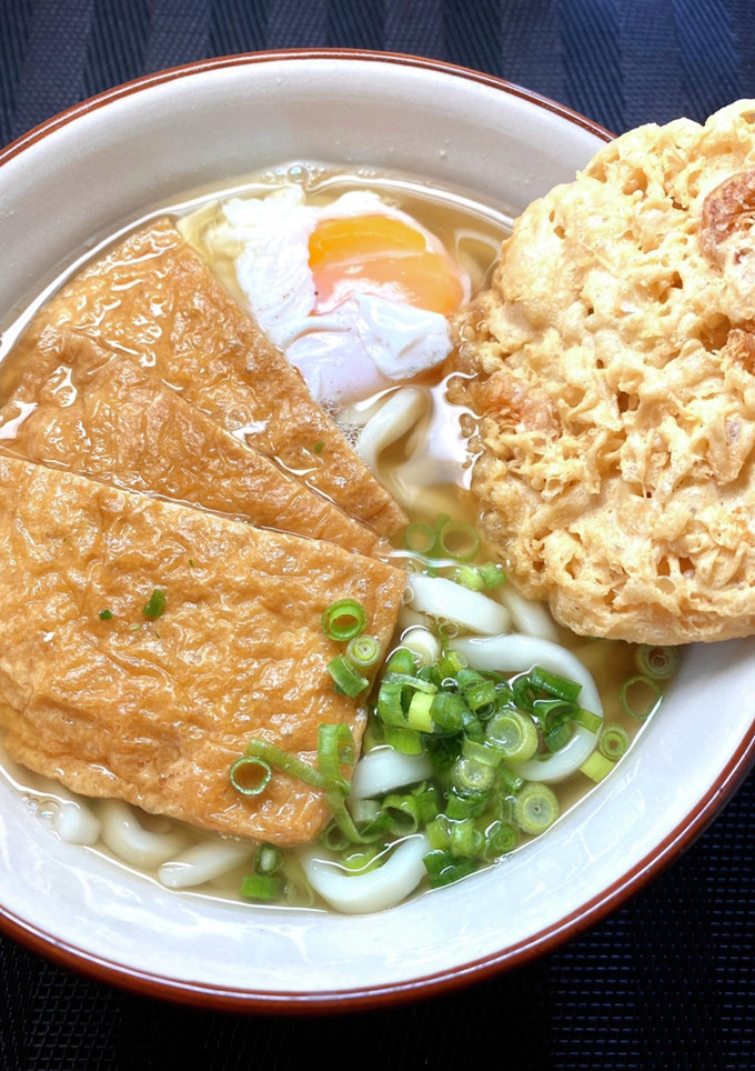 余った寿司用稲荷揚げで、キツネうどん-レシピのメイン写真