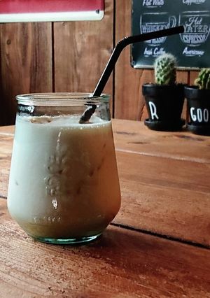 おうちカフェ★蜂蜜きな粉ミルク-レシピのメイン写真