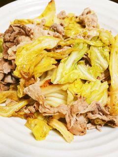キャベツと豚肉のオイスターソース炒め-レシピのメイン写真