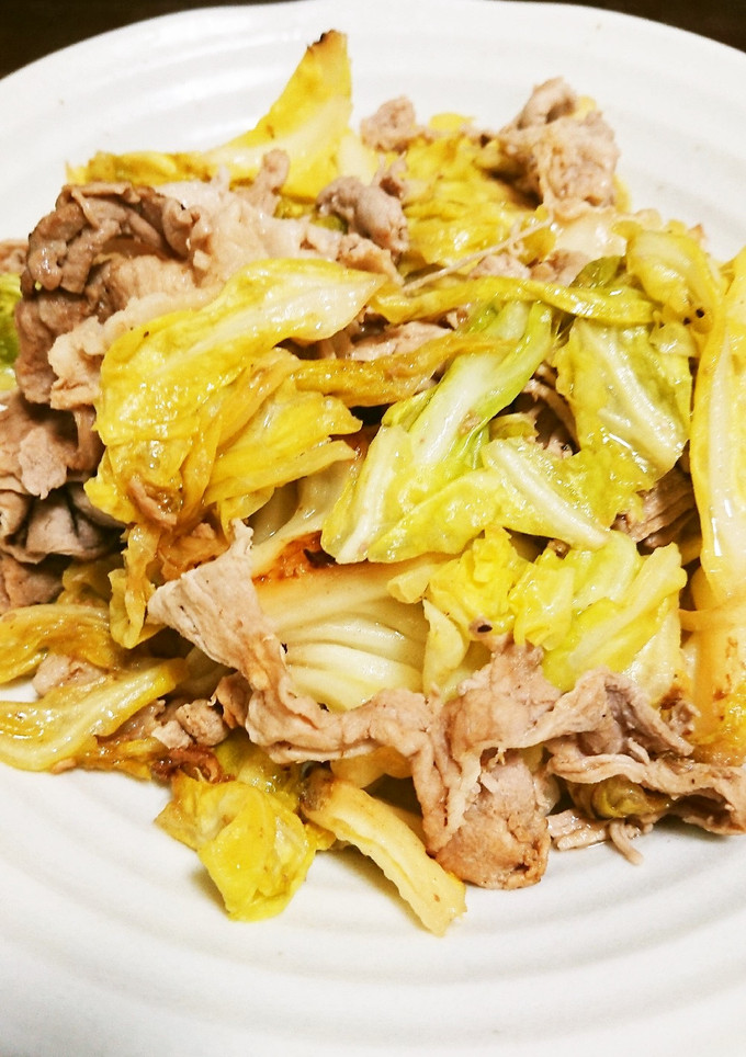キャベツと豚肉のオイスターソース炒め-レシピのメイン写真