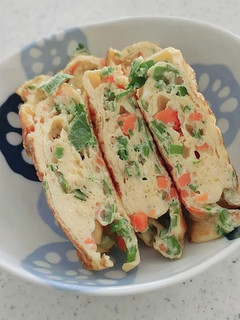 野菜たっぷり卵焼き-レシピのメイン写真