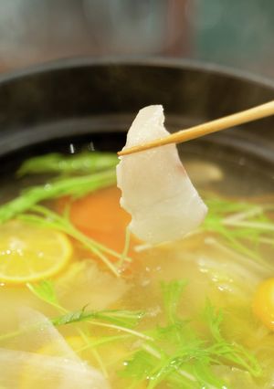 【無限ループ確定】レモン鍋で鯛しゃぶ-レシピのメイン写真