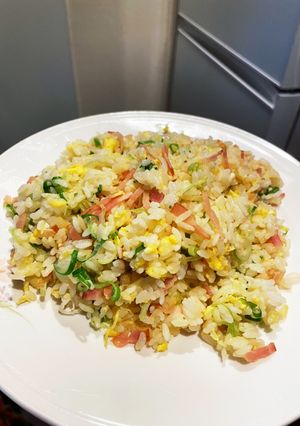 簡単！ねぎとベーコンのチャーハン-レシピのメイン写真