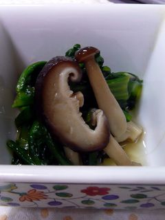 春菊ときのこのおひたし-レシピのメイン写真