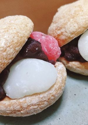 ふわぁ~！もち入りあんブッセ！お祝いに！-レシピのメイン写真