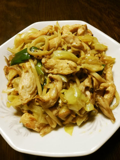 青麻辣醬チキンの焼きそば-レシピのメイン写真