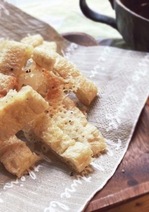 糖質オフ！油揚げで作るチーズスナック-レシピのメイン写真