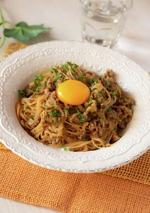 高タンパクめんで♪牛肉のトルコ風ビーフン-レシピのメイン写真