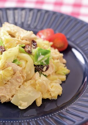 春キャベツ×チキン✿カレー風味サラダ✿-レシピのメイン写真