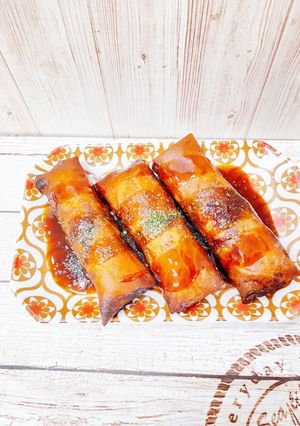 お好み焼き風春巻き-レシピのメイン写真