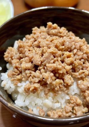 しっとり豚ひき肉ごはん-レシピのメイン写真