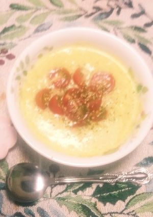 災害時にも！トマトのカレーチーズリゾット-レシピのメイン写真