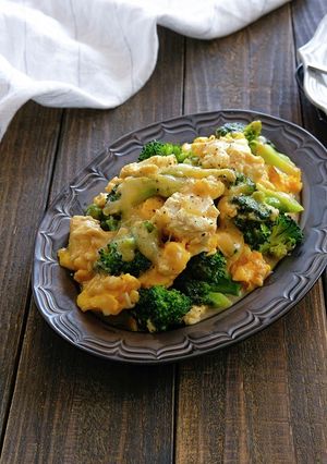 ブロッコリーと豆腐の卵チーズ炒め-レシピのメイン写真
