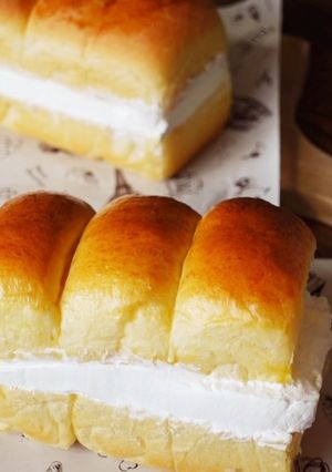ミルクパン　中種法で作るやわらか菓子パン-レシピのメイン写真