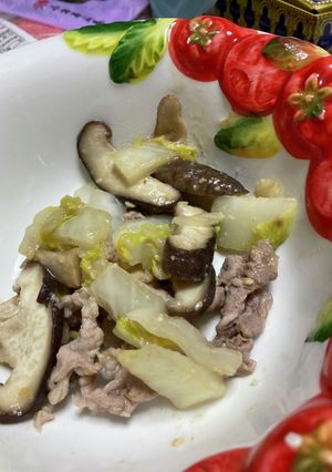 豚味噌　白菜　椎茸オガタライス-レシピのメイン写真