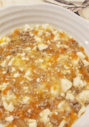 フライパン1つで！親子で離乳食麻婆豆腐-レシピのメイン写真