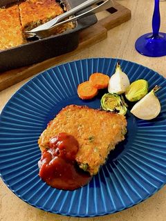 *スクエアハンバーグ*-レシピのメイン写真