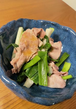 簡単酢で、豚しゃぶのぬた-レシピのメイン写真