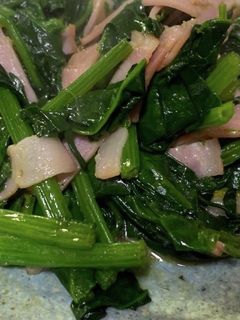 ほうれん草とハム炒め-レシピのメイン写真
