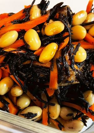 一番かんたん♪ホットクックでひじきの煮物-レシピのメイン写真