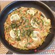 フライパンでお手軽★和蕎麦チヂミ