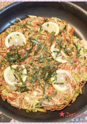 フライパンでお手軽★和蕎麦チヂミ-レシピのメイン写真