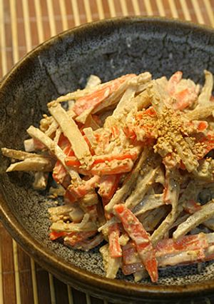 シャキシャキ！ゴボウと蓮根♡ 人参サラダ-レシピのメイン写真
