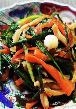 野草(野蒜)の和え物-レシピのメイン写真
