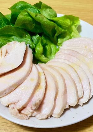 余熱で簡単鶏ハム-レシピのメイン写真