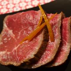 รูปของ おせちに✻牛肉のたたき漬け✻ゆず風味