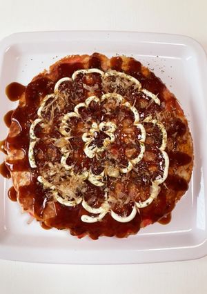 もやしのヘルシーお好み焼き-レシピのメイン写真