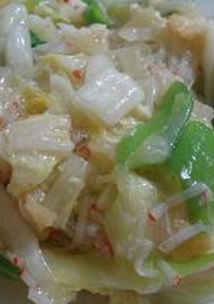 とろっとろ白菜と油揚げの蒸し炒め-レシピのメイン写真