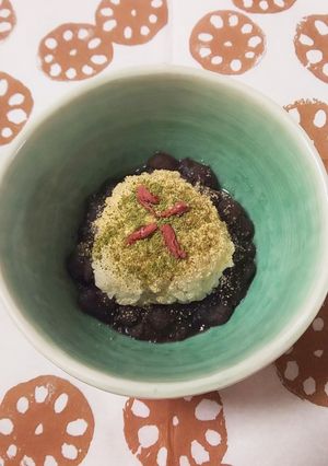 包まないおはぎ(春)？-レシピのメイン写真