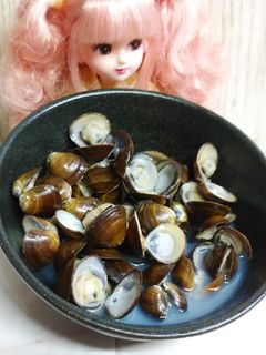 リカちゃん♡しじみの酒蒸し( •ɞ• )-レシピのメイン写真
