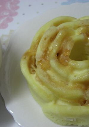 レンジでキャラメル蒸しケーキ-レシピのメイン写真