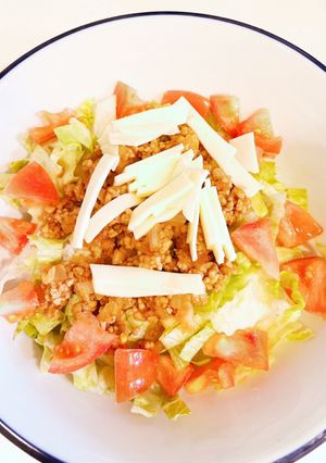 簡単♡シンプル調味料で美味しいタコライス-レシピのメイン写真