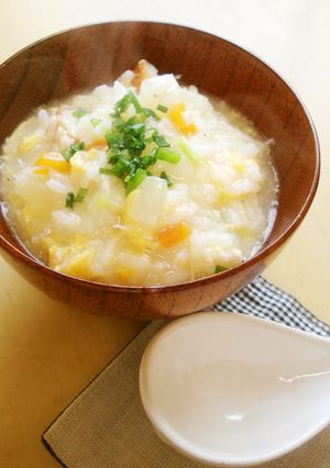 栄養満点！お腹に優しいおじや （おかゆ）-レシピのメイン写真